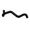 Crp Products M-Benz E3 98-02 V6 3.2L Heater Hose, Chh0285R CHH0285R - alternate 1